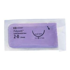 Polysorb Suture 2-0 36" Polyglactin 910 Braid BTP-1 Undyed 36/Ca