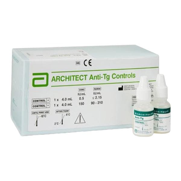 Architect Anti-TG: Anti-Thyroglobulin Standard Control 3x1mL Ea