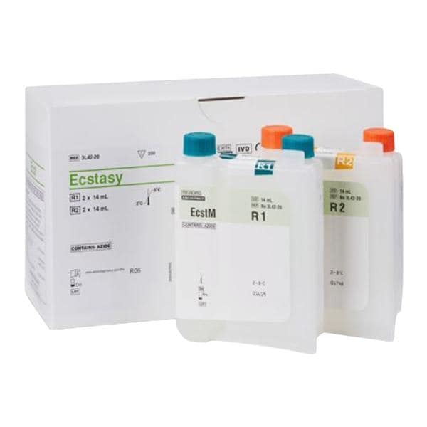 Multigent Ecstasy Reagent R1 2x14/R2 2x14mL 200 Tests Ea