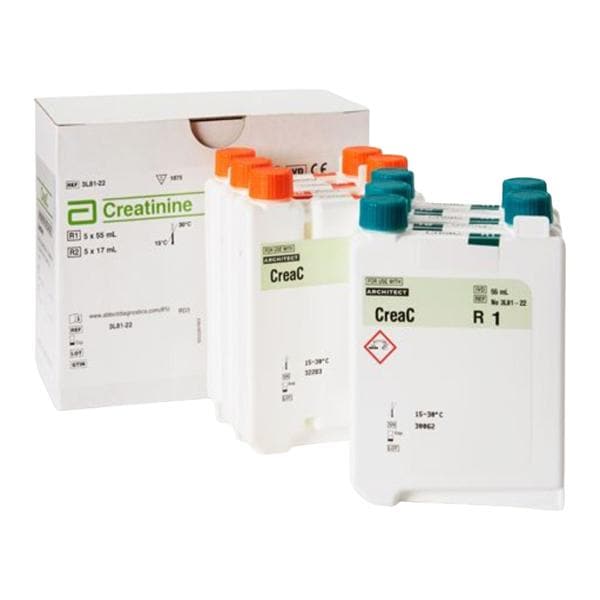 Architect CREA: Creatinine Reagent R1 5x55/R2 5x17mL 1875 Test Ea