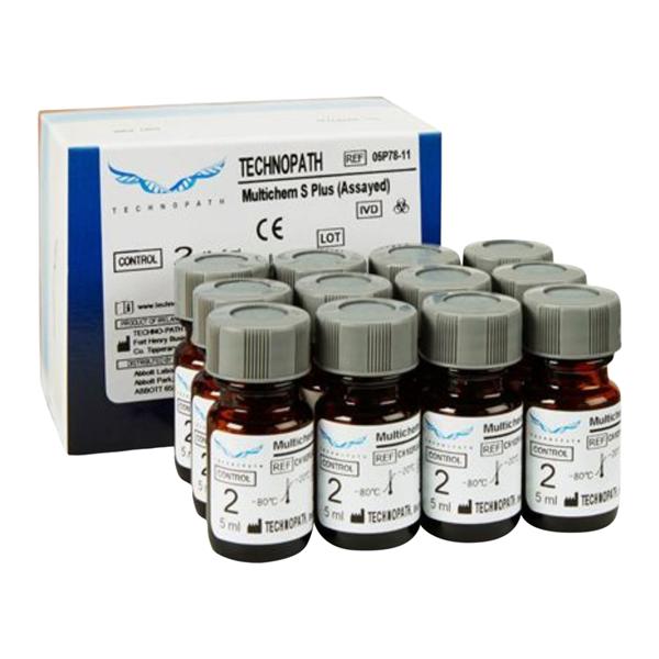 Technopath Multichem S Plus Assayed Level 2 Control 12x5mL Bottle Ea