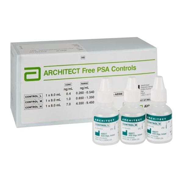 Architect fPSA: Free Prostate-Specific Antigen Standard Control 3x8mL Ea