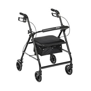 Walker Rollator 300lb Capacity Adult 6" Wheels
