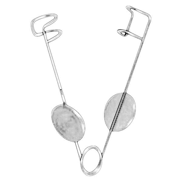 Alfonso Lid Speculum Stainless Steel Non-Sterile Reusable Ea