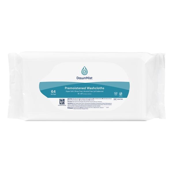 DawnMist Premium Washcloth Disposable Airlaid 9 in x 13 in White 768/Ca