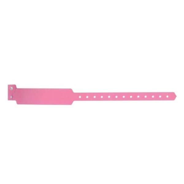 Sentry SuperBand Write-On Wristband Polyester Pink Adult 500/Ca