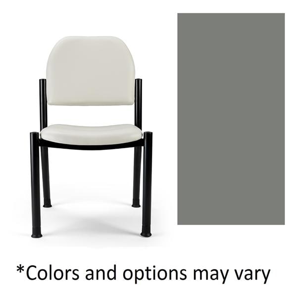 Ritter Patient Armless Chair Lunar Gray Ea