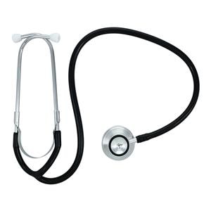 Dual Head Stethoscope Reusable Black Ea