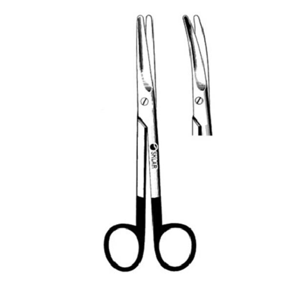 SuperCut Mayo Dissecting Scissor Curved 6-3/4" Stainless Steel NS Rsbl Ea