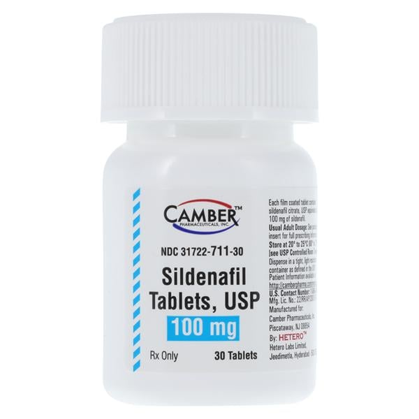 Sildenafil Tablets 100mg Bottle 30/Bt