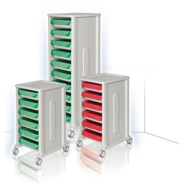 Cleanascope Transport Cart 20.5x22.4x56.5" (4) Caster