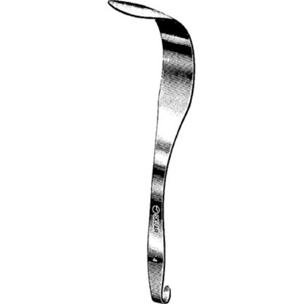 Deaver Surgical Retractor 2x12" Stainless Steel Non-Sterile Reusable Ea