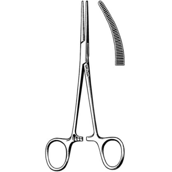Sklarlite Crile Hemostatic Forcep Curved 5-1/2" Stainless Steel Non-Sterile Ea