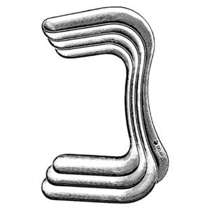 Sims Vaginal Retractor 7-3/4" Stainless Steel Non-Sterile Reusable Ea