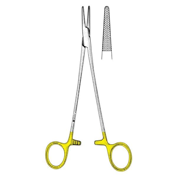 Mayo-Hegar Needle Holder Serrated 7" Stainless Steel/Tungsten Carbide Ea