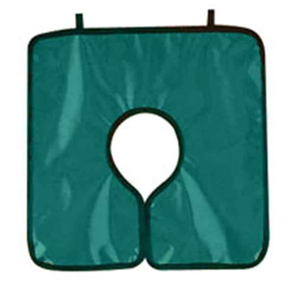 Cling Shield Lead-Free X-Ray Apron Panoramic Poncho Adult Forest Green W/Clr Ea