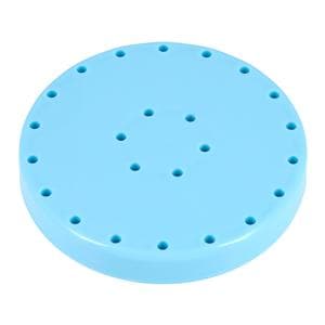 Bur Block Magnetic Plastic 24 Hole Teal Ea