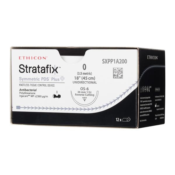 Stratafix Symmetric PDS Plus Suture 0 18" PDO/Trclsn Mnflmnt OS6 Vio 12/Bx