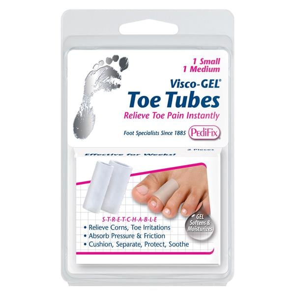 Visco-Gel Pressure Relieving Tube Toe Gel Small/Medium