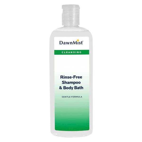 DawnMist Rinse Free Shampoo/Wash Alcohol Free 2oz Fresh Scent 144/Ca
