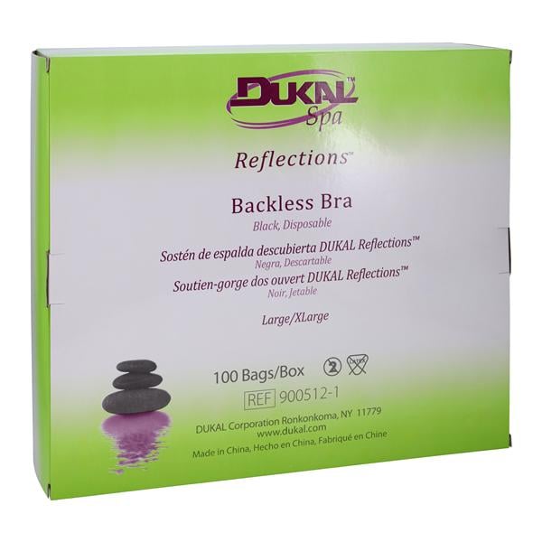 Backless Bra Large/XL Black