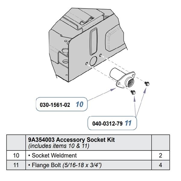 Arm Brackets For 204 Chair 1/Pr