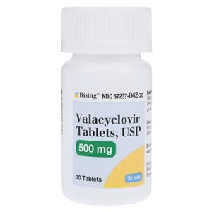 Valacyclovir HCl Tablets 500mg Bottle 30/Bt