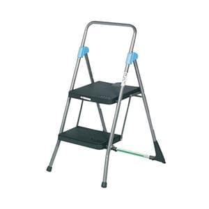 Cosco Stl 2 Stp Fldng Stp Stl 300 Cap 39-1/2x22-1/2x24 .75 Gry Ea