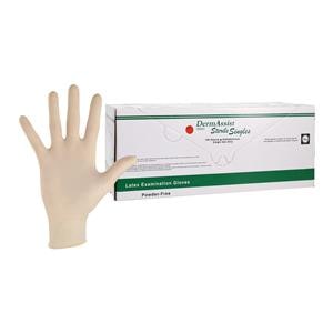 DermAssist Latex Exam Gloves Large Natural Sterile 100/Bx