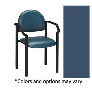 Side Chair Royal Blue Upholstered 300lb Capacity Ea