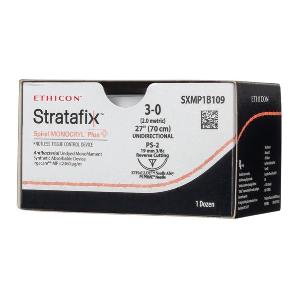 Stratafix Spiral Monocryl Plus Suture 3-0 27'' Triclsn/PCL 25 Mnflmnt PS2 12/Bx