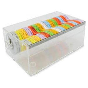 Label Dispenser Clear Plastic Reusable 8-3/8x5x3-1/8" Ea