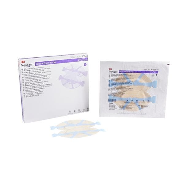 Tegaderm Silicone/Foam Dressing 6-1/2x6-1/2" Sterile Heel/Contour