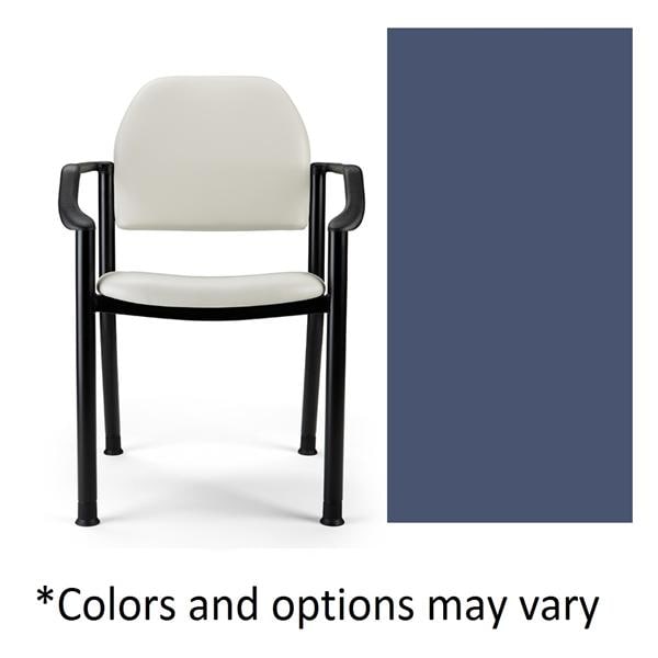 280 Basic Side Chair Soothing Blue Powder Coated Steel Frame 400lb Capacity EA