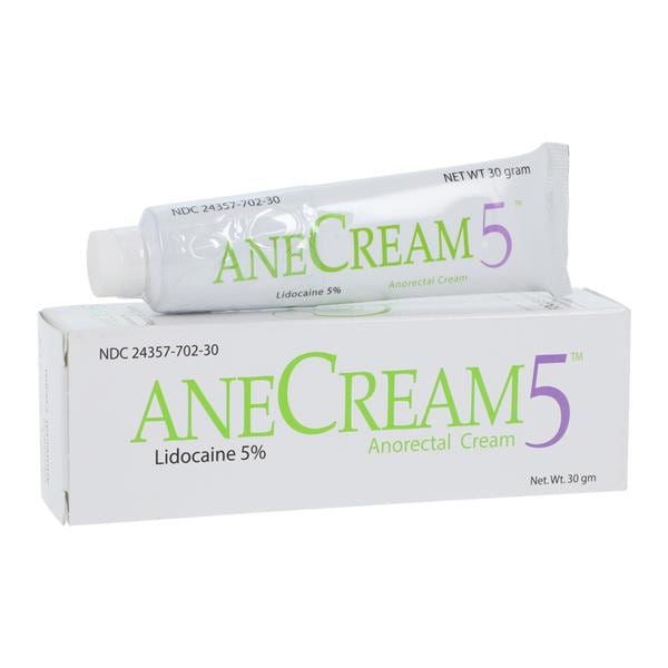 Anecream Cream 5% 30gm/Tube, 24 TB/CA