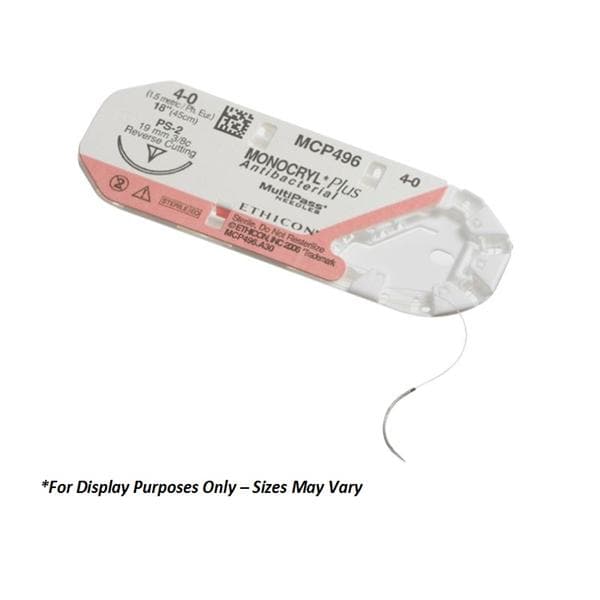 Stratafix Spiral Monocryl Plus Suture 2-0 27" TCS/PCL25 Mnflmnt CP1 Undyd 12/Bx