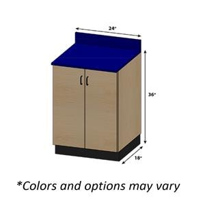 Stor-Edge Sink Cabinet Base Oak Wood Ea