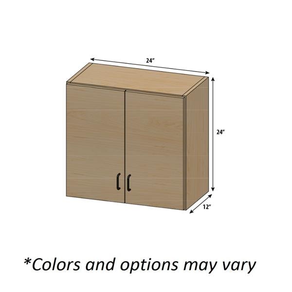 Stor-Edge Wall Cabinet Oak Wood Ea