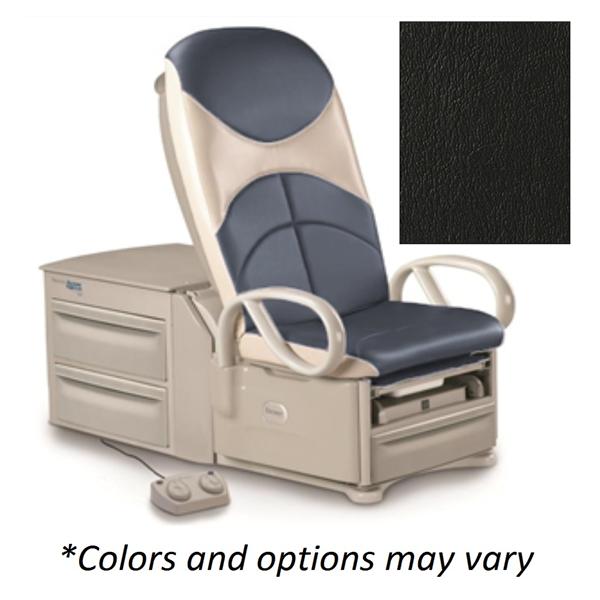 Access High-Low Exam Table Black Satin 700lb Capacity