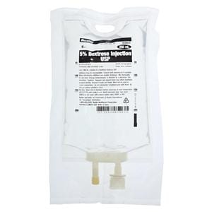 Injection Bag Dextrose 5% 250mL Viaflo Ea, 30 EA/CA