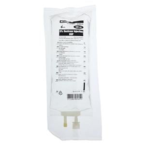 Injection Bag Dextrose 5% 500mL Viaflo Ea, 20 EA/CA