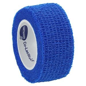Co-Lastic Cohesive Bandage Elastic 1"x5yd Blue Non-Sterile 30/Ca