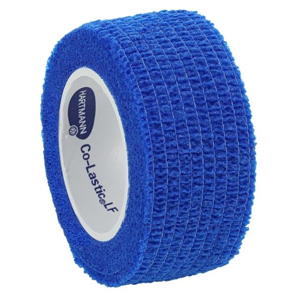 Co-Lastic Cohesive Bandage Elastic 1"x5yd Blue Non-Sterile 30/Ca