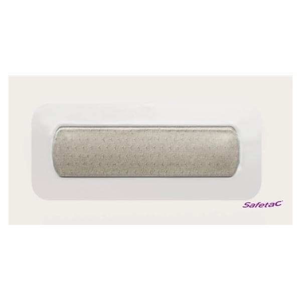 Mepilex Ag Foam Post-Op Dressing 4x10" Rectangle Adhesive Self-Adherent Tan, 7 BX/CA