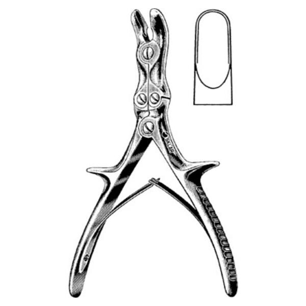 Stille-Luer Bone Rongeur Straight Stainless Steel Non-Sterile Reusable Ea