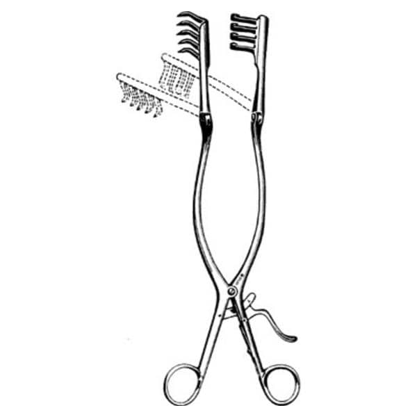 Beckman-Adson Surgical Retractor 12-1/2" Stainless Steel Non-Sterile Reusable Ea