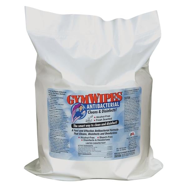 GymWipes Disinfectant Wipes Refill 4/Ca