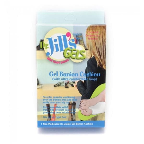 Bunion Cushion Gel 1/4" Thick Washable Ea