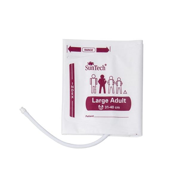 Blood Pressure Cuff Brgndy LF For Rt Pt Mntr & Rad-97 Pls Co-Oxmtr 20/Bx