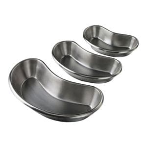 Tech-Med Emesis Basin Kidney Stainless Steel Silver 12oz